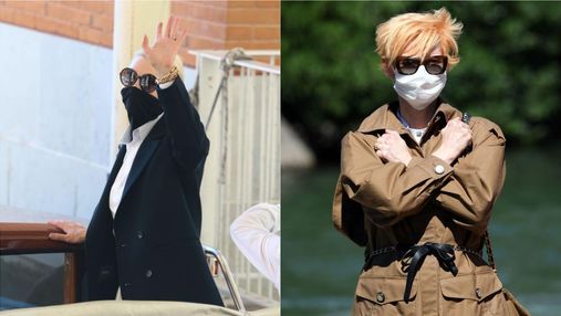 Стильные наряды и маски: кто из актеров приехал на Венецианский кинофестиваль – фото