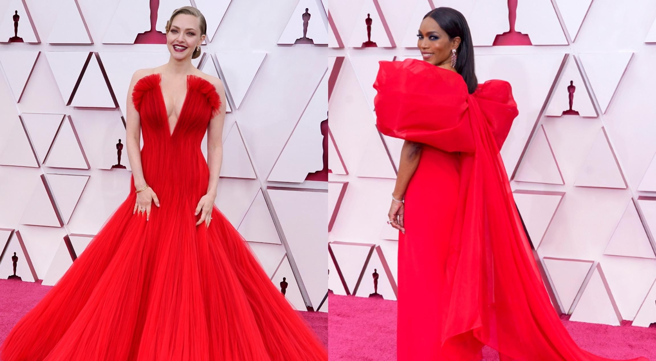 Головний колір ночі Оскару-2021: образи зірок у червоних сукнях
