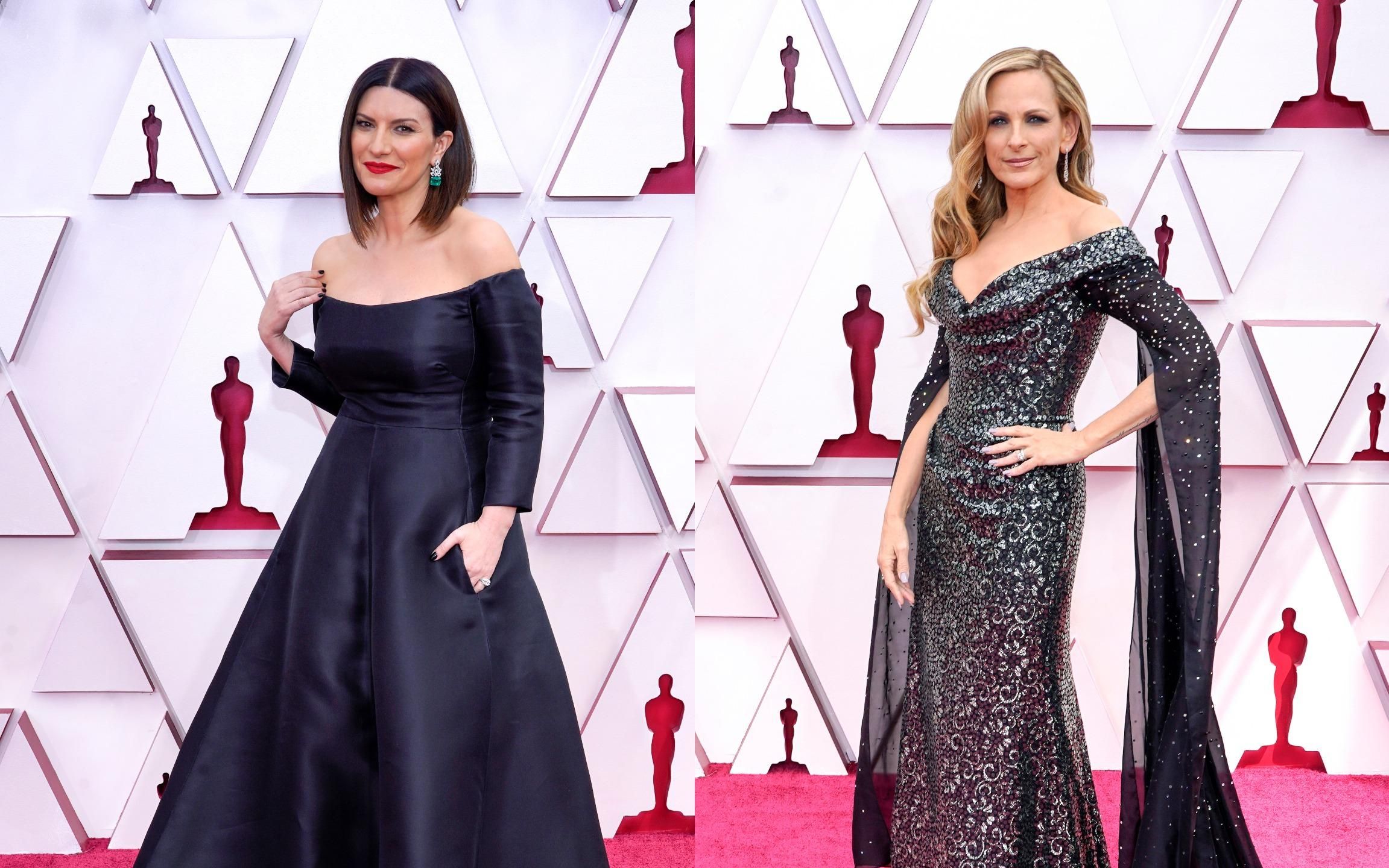 Элегантные и роскошные: знаменитости в черных платьях на Оскаре-2021