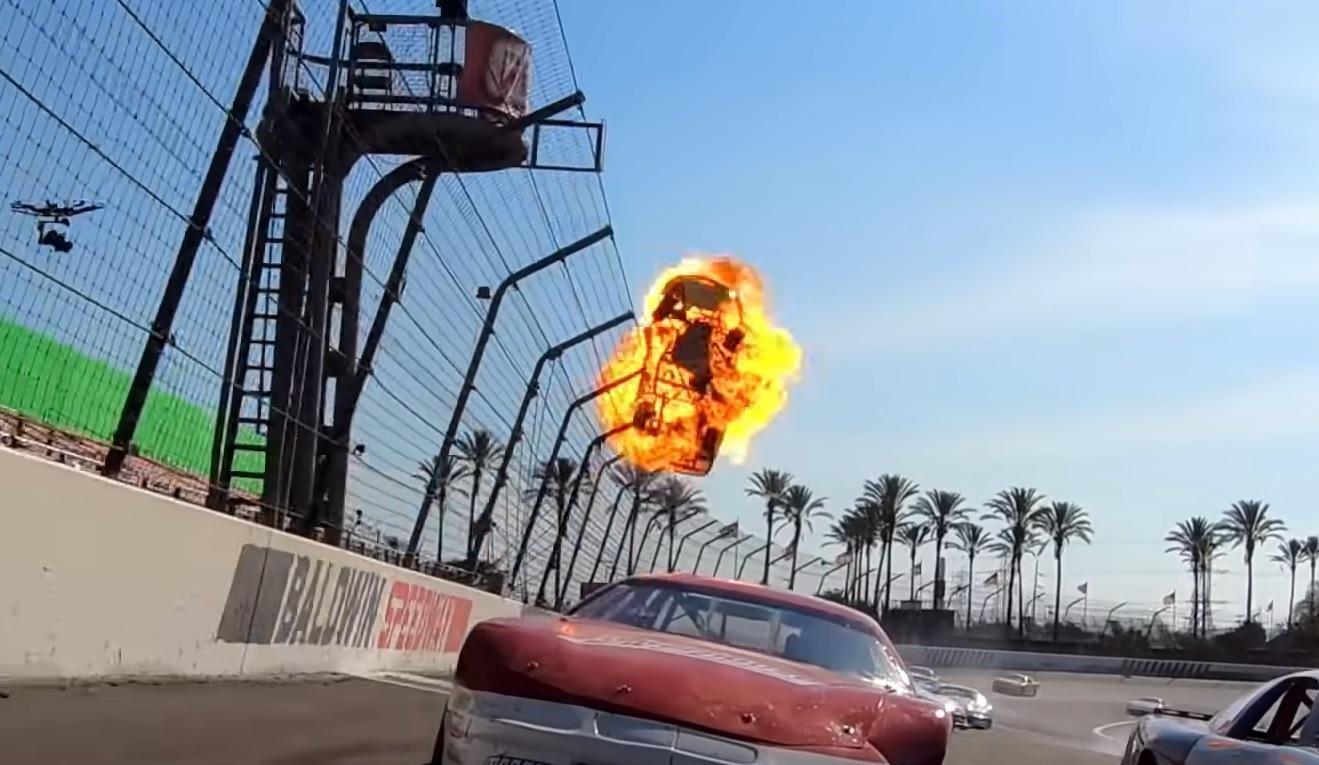 Новый "Форсаж": кадры из съемки спецэффектов Новый "Форсаж": кадры из съемки спецэффектов