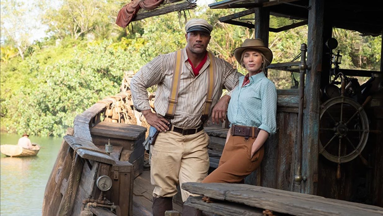 Двейн Джонс та Емілі Блант у фільмі Disney Круїз по джунглях: відео