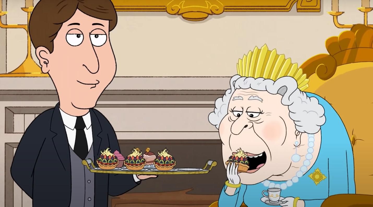 Королева Елизавета II в мультсериале от HBO Max Королева Елизавета II в мультсериале от HBO Max