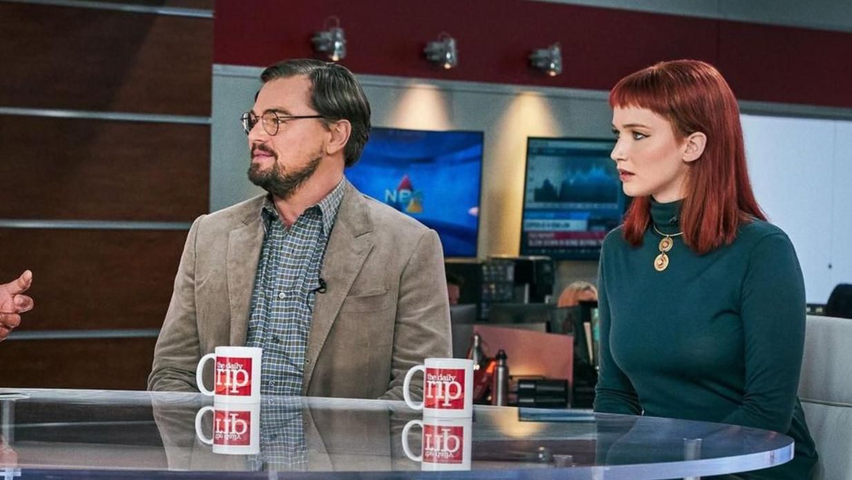 Ді Капріо з Лоуренс в паніці: Netflix показав перший трейлер фільму "Не дивись вгору" – відео - Кіно Ді Капріо з Лоуренс в паніці: Netflix показав перший трейлер фільму "Не дивись вгору" – відео - Кіно