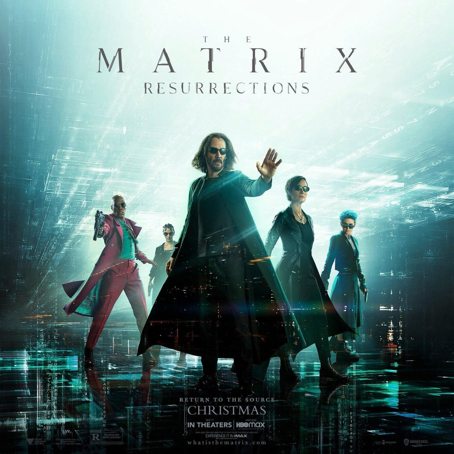 Кіану Рівз та Керрі-Енн Мосс з’явилися на яскравих персонажних постерах "Матриці: Воскресіння" - Кіно