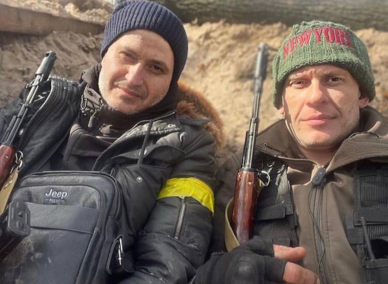 Режиссер Ахтем Сеитаблаев и актер Алексей Тритенко защищают Украину: красноречивое фото - Кино