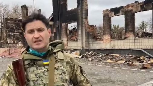 "Боль, грусть, злоба": Ахтем Сеитаблаев показал видео разрушенной Бородянки