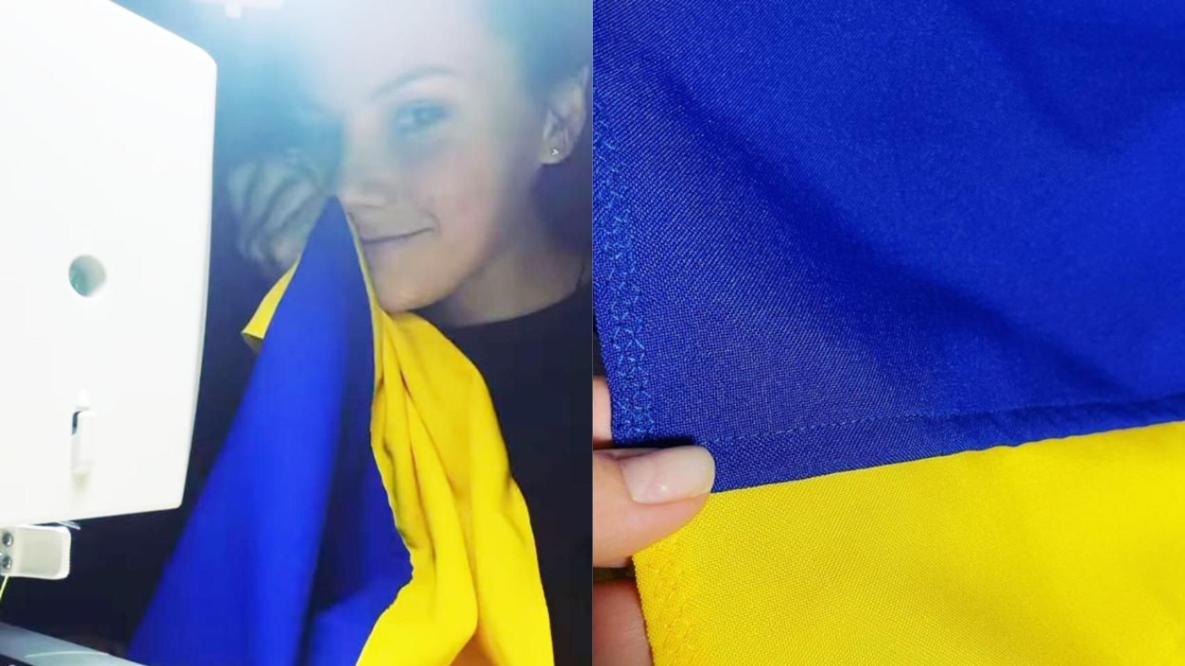 "Заряджені на перемогу": Мотря з серіалу "Спіймати Кайдаша" шиє прапори для ЗСУ - Кіно "Заряджені на перемогу": Мотря з серіалу "Спіймати Кайдаша" шиє прапори для ЗСУ - Кіно