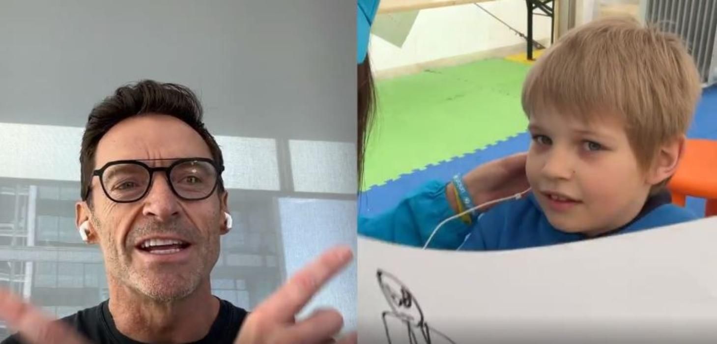 Гью Джекман поговорил с мальчиком из Одессы, который нарисовал Росомаху: трогательное видео - Кино Гью Джекман поговорил с мальчиком из Одессы, который нарисовал Росомаху: трогательное видео - Кино