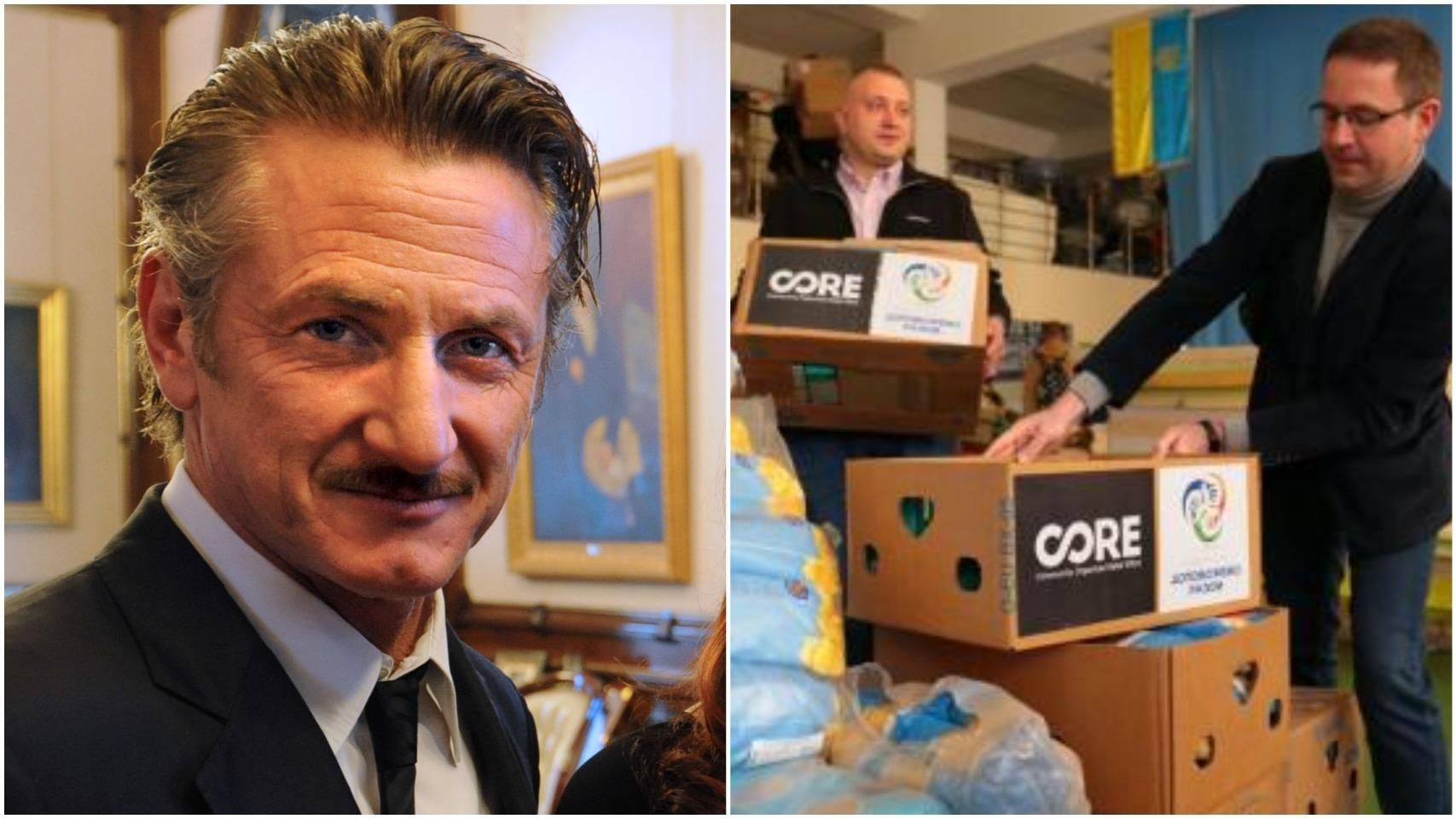 "Не словом, а делом"  во Львовскую область прибыла первая партия гуманитарной помощи от Шона Пенна - Кино "Не словом, а делом"  во Львовскую область прибыла первая партия гуманитарной помощи от Шона Пенна - Кино