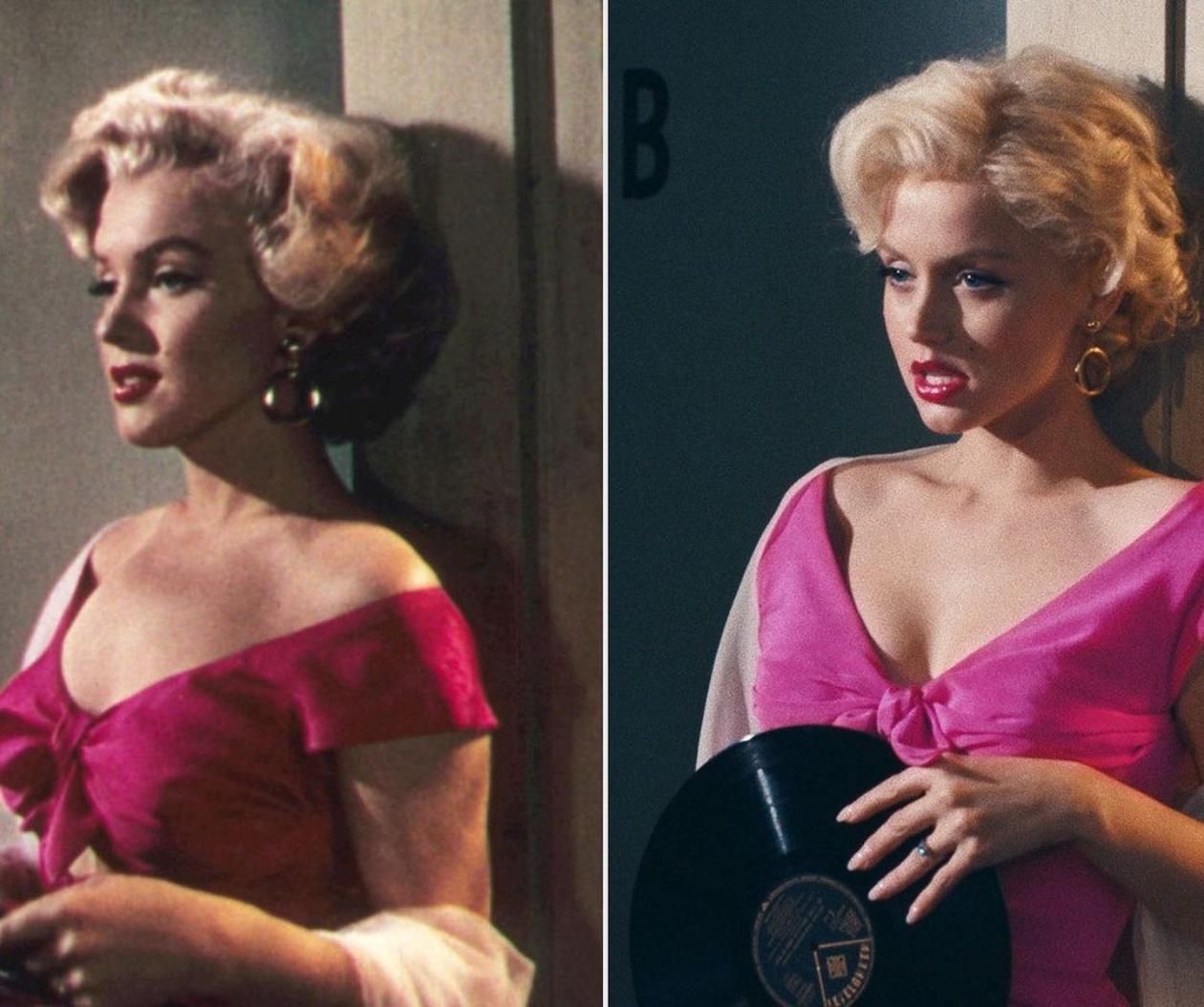 Ана де Армас в роли Мэрилин Монро: фотосравнение Ана де Армас в роли Мэрилин Монро: фотосравнение
