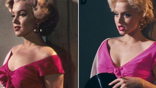 Ана де Армас из фильма "Блондинка" ошеломила сходством с Мэрилин Монро: фотосравнение