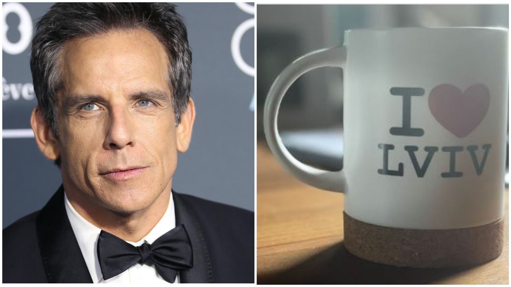 Бен Стиллер, посетивший Украину, пожелал доброе утро и показал чашку Я люблю Львов - Кино Бен Стиллер, посетивший Украину, пожелал доброе утро и показал чашку Я люблю Львов - Кино