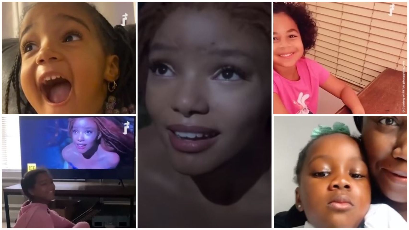 Русалочка 2022 – реакция темнокожих детей на новую Ариэль – трогательные видео