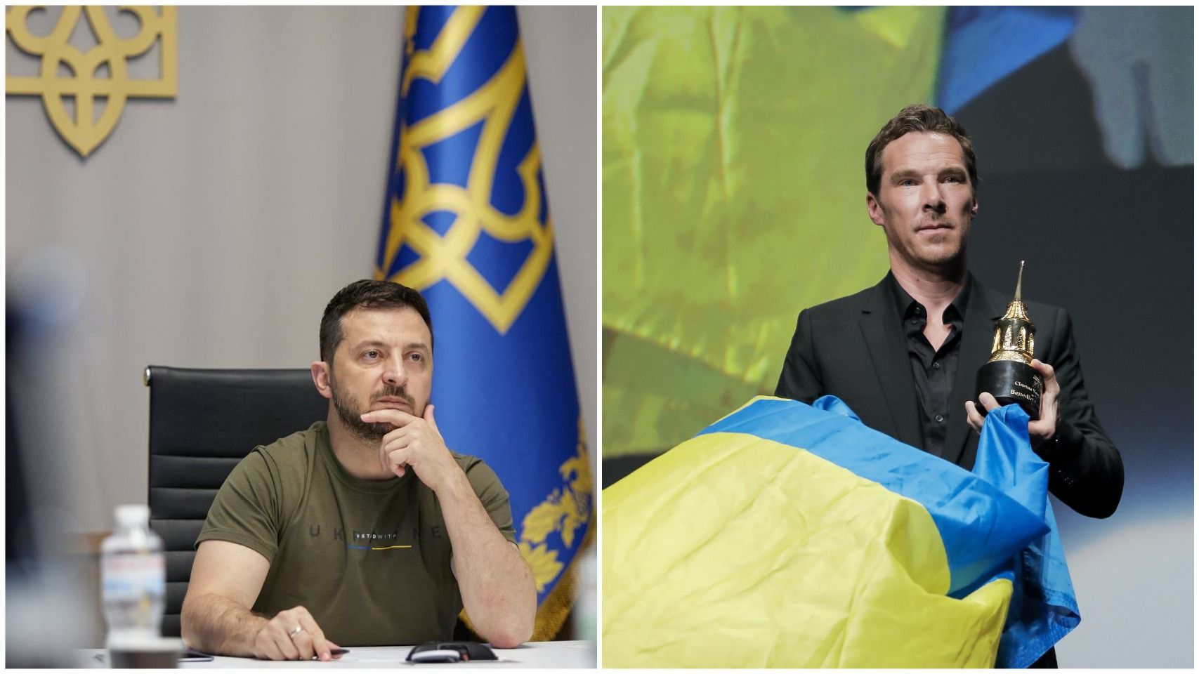 Зеленський поспілкувався з Бенедиктом Камбербетчем 15 серпня – про що була розмова Зеленський поспілкувався з Бенедиктом Камбербетчем 15 серпня – про що була розмова