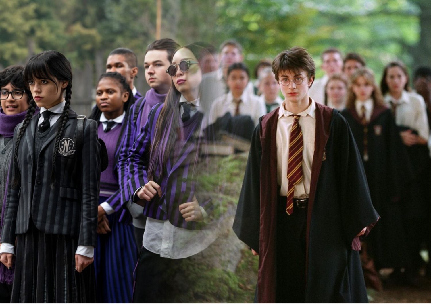 Уэнсдей 1 сезон схож с Гарри Поттером – что общего в сюжете – видеосравнение