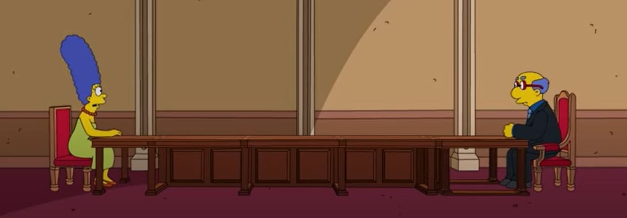 Сімпсони 34 сезон 16 серія – у ній висміяли Путіна та його довгий стіл, який став мемом Сімпсони 34 сезон 16 серія – у ній висміяли Путіна та його довгий стіл, який став мемом