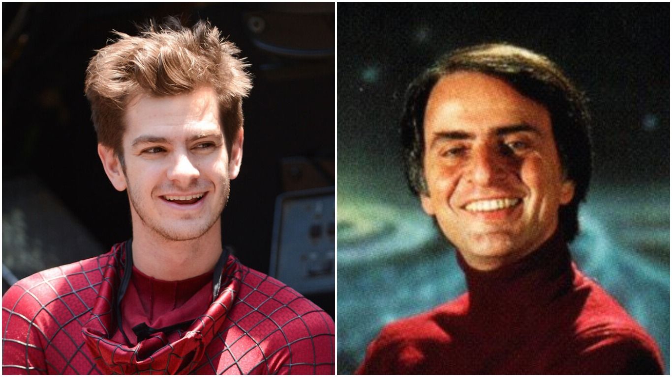 Ендрю Гарфілд зіграє роль Карла Сагана – як виглядає астроном українського походження Карл Саган Ендрю Гарфілд зіграє роль Карла Сагана – як виглядає астроном українського походження Карл Саган