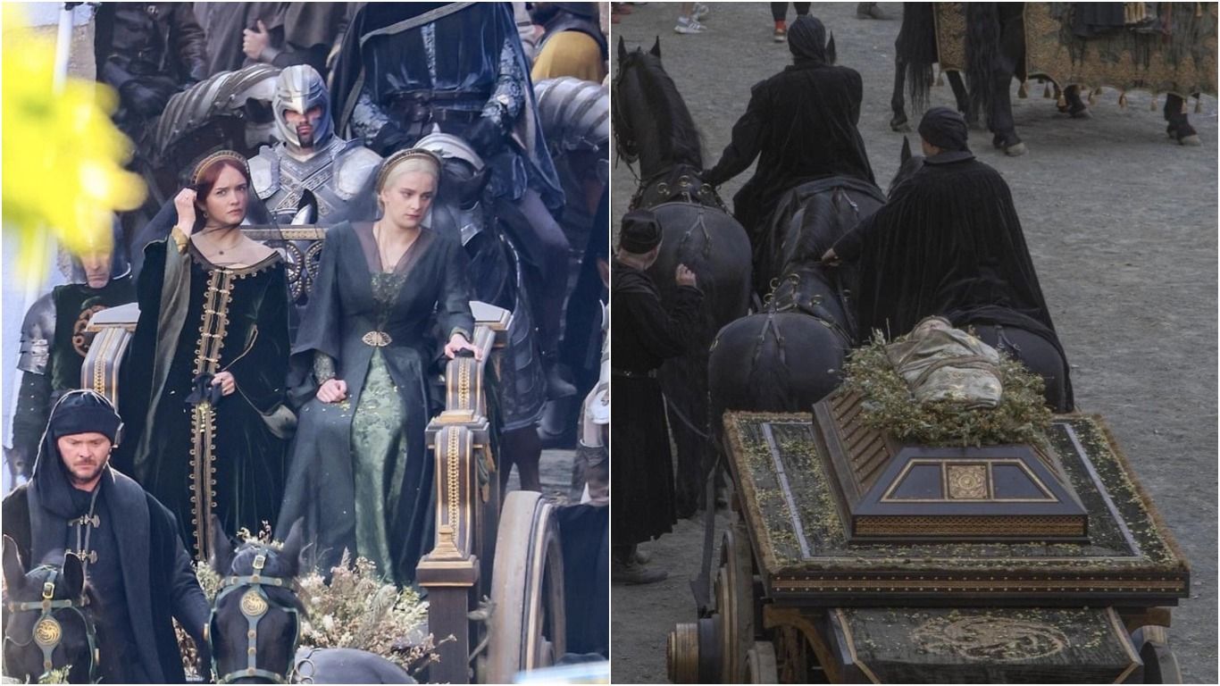 Дом Дракона 2 сезон – детали сюжета, новые кадры со съемок в Испании – фото похорона