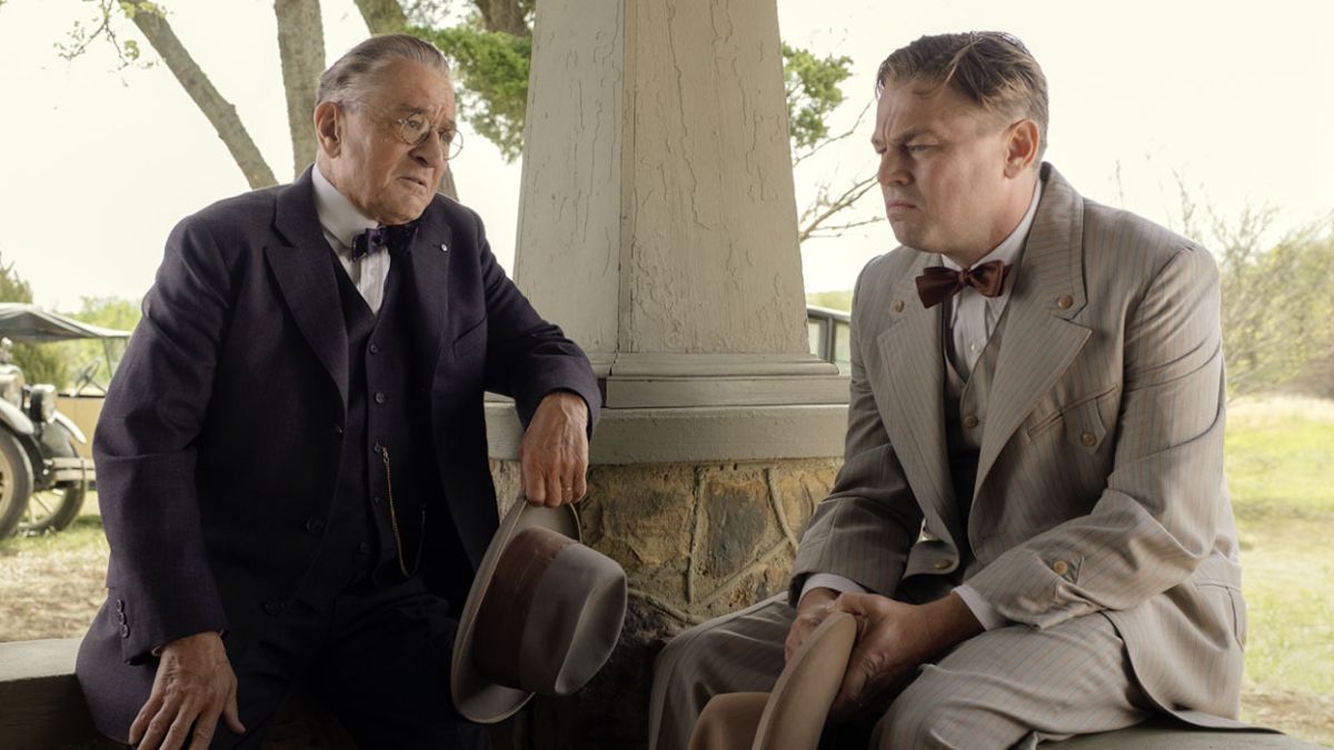 Роберт Де Ніро і Леонардо Ді Капріо у фільмі "Вбивці квіткової повні" Роберт Де Ніро і Леонардо Ді Капріо у фільмі "Вбивці квіткової повні"