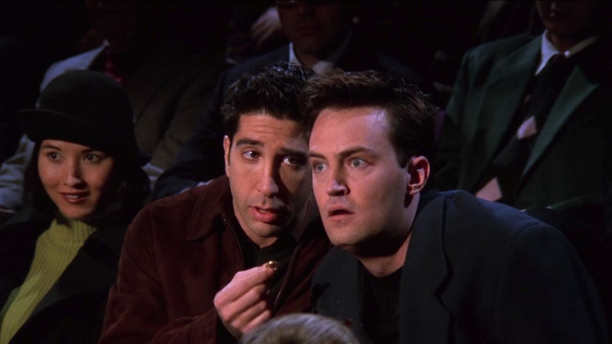 Мэттью Перри и Дэвид Швиммер Мэттью Перри и Дэвид Швиммер