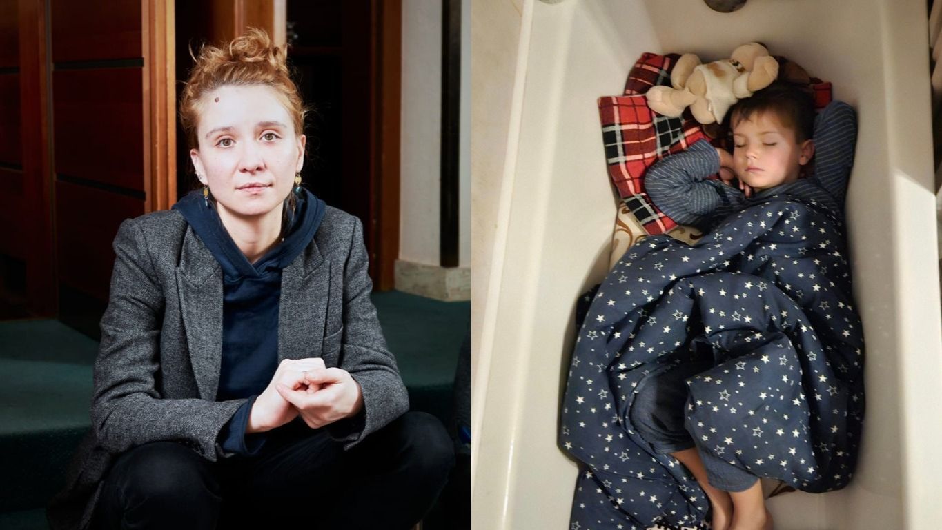 Алиса Коваленко и ее сын Алиса Коваленко и ее сын