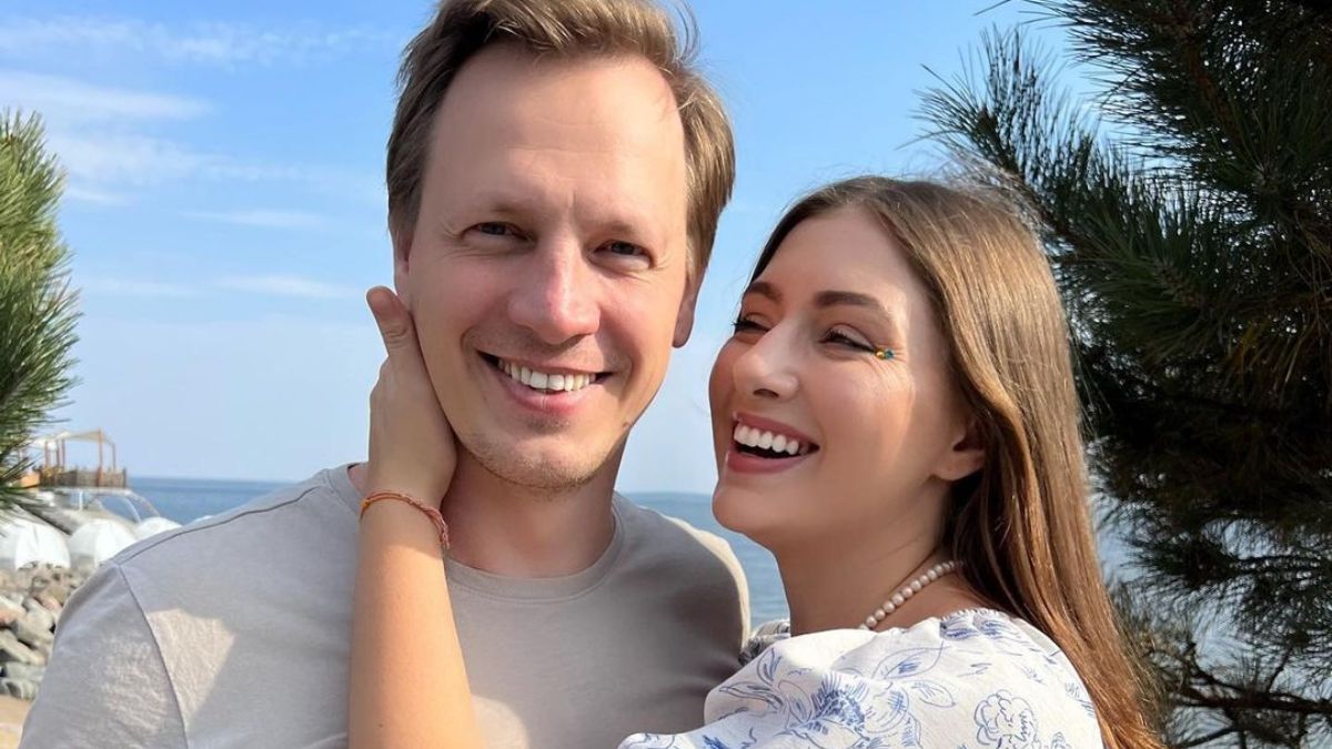 Катерина Тишкевич з чоловіком Катерина Тишкевич з чоловіком