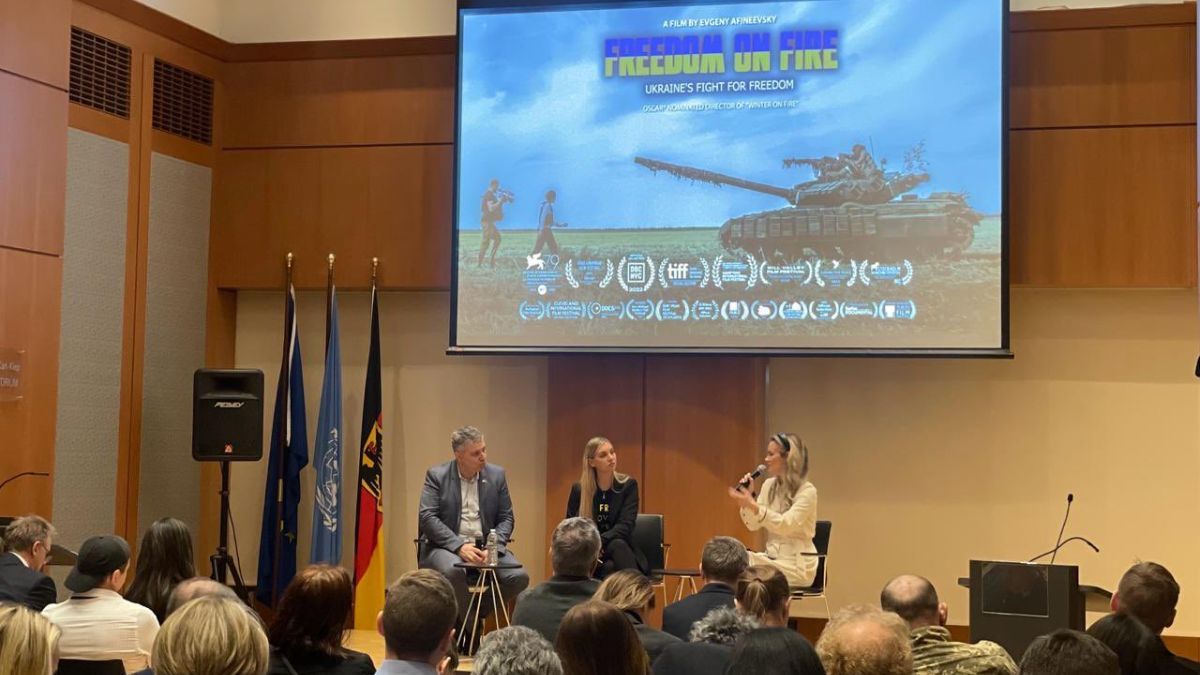 Показ фільму "Свобода у вогні" Показ фільму "Свобода у вогні"