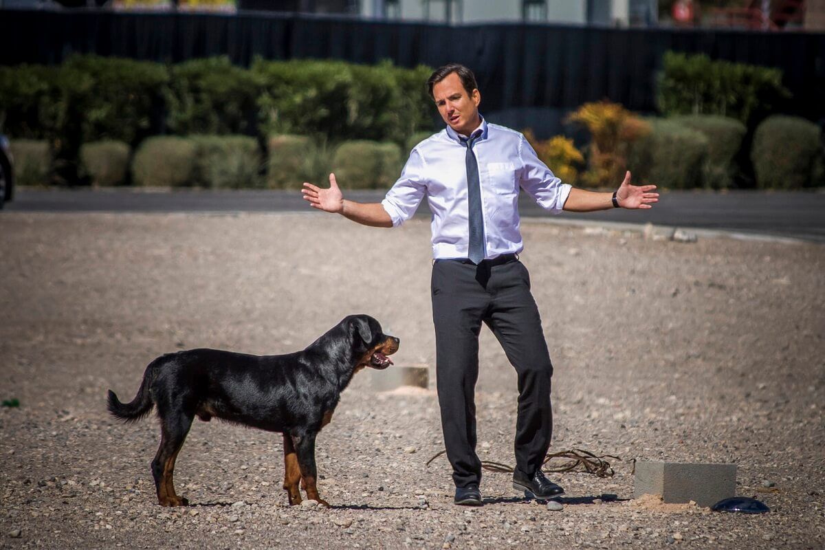 Кадр з фільму Поліцейський пес Кадр з фільму Поліцейський пес