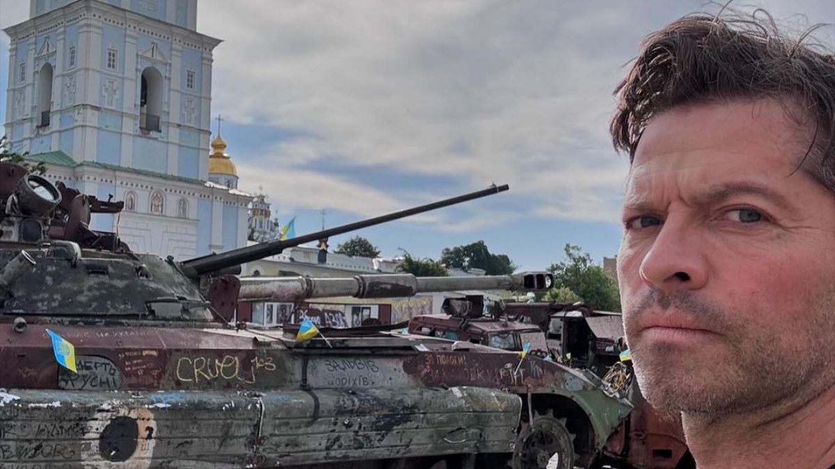 Миша Коллинз приехал в Киев - смотрите видео актера из Украины