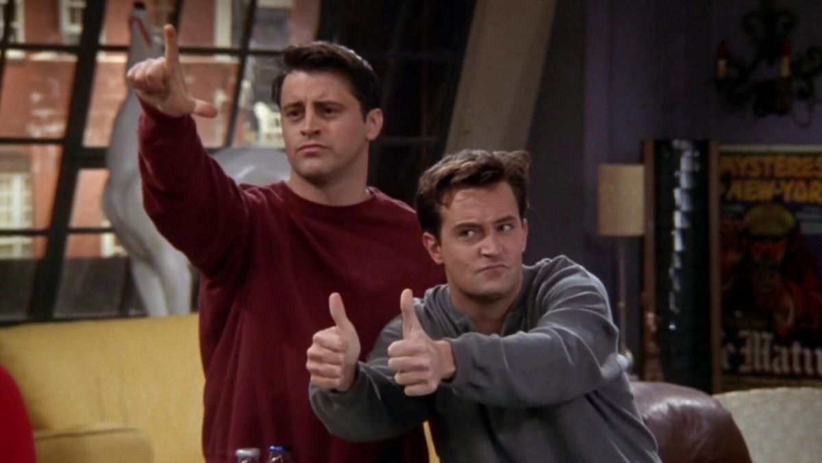 Мэтт Леблан и Мэттью Перри Мэтт Леблан и Мэттью Перри