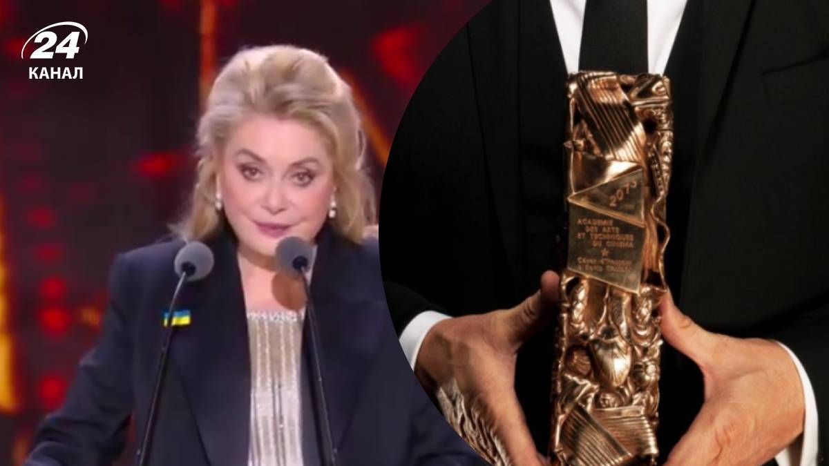 Катрин Денев посвятила Украине 50-ю церемонию кинопремии "Сезар" Катрин Денев посвятила Украине 50-ю церемонию кинопремии "Сезар"