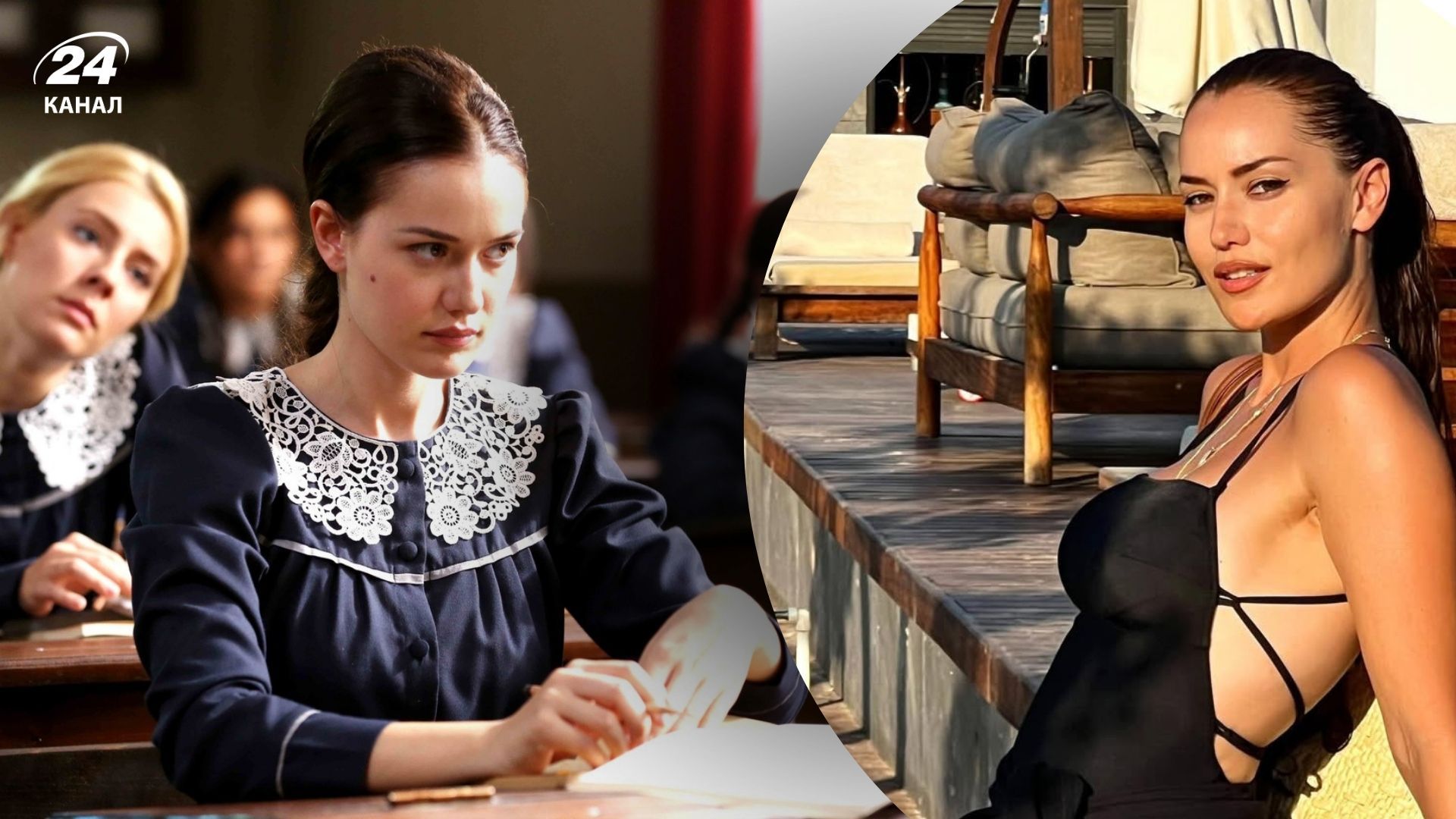 Фахріє Евжен в серіалі та в житті Фахріє Евжен в серіалі та в житті