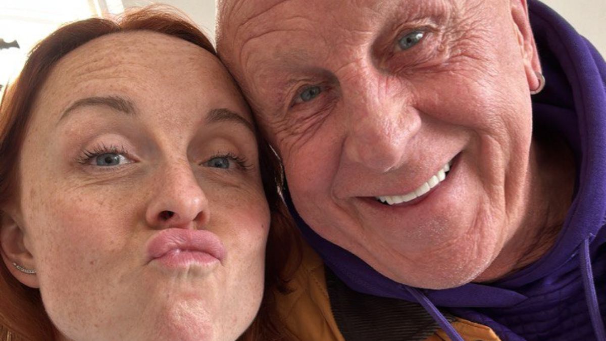 Ксенія Вертинська з батьком Ксенія Вертинська з батьком