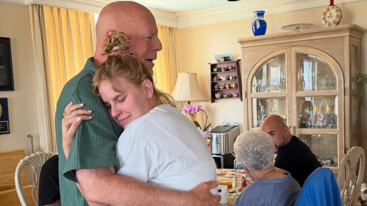 Талулла Уиллис и Брюс Уиллис Талулла Уиллис и Брюс Уиллис