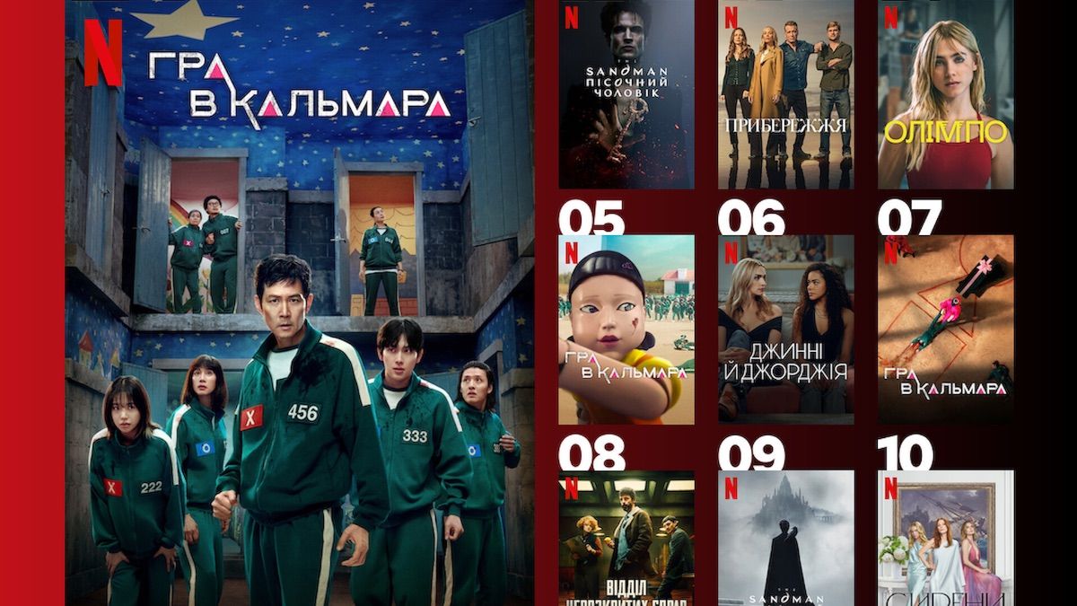 Самые популярные сериалы на Netflix в Украине Самые популярные сериалы на Netflix в Украине