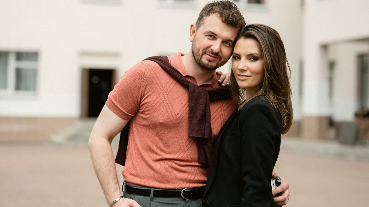 Антоніна Хижняк та Євген Янович на зйомках