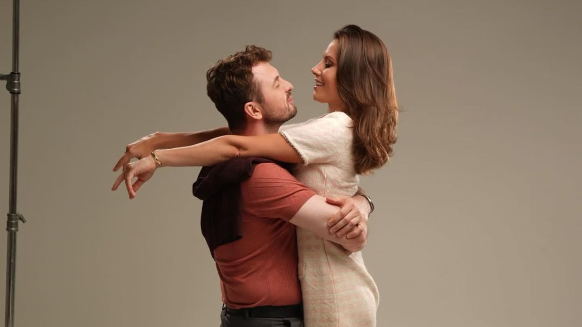 Антонина Хижняк и Евгений Янович на съемках Антонина Хижняк и Евгений Янович на съемках