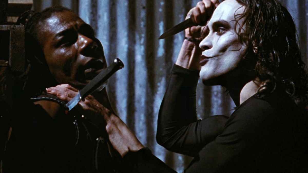 Брэндон Ли в фильме "Ворон" Брэндон Ли в фильме "Ворон"