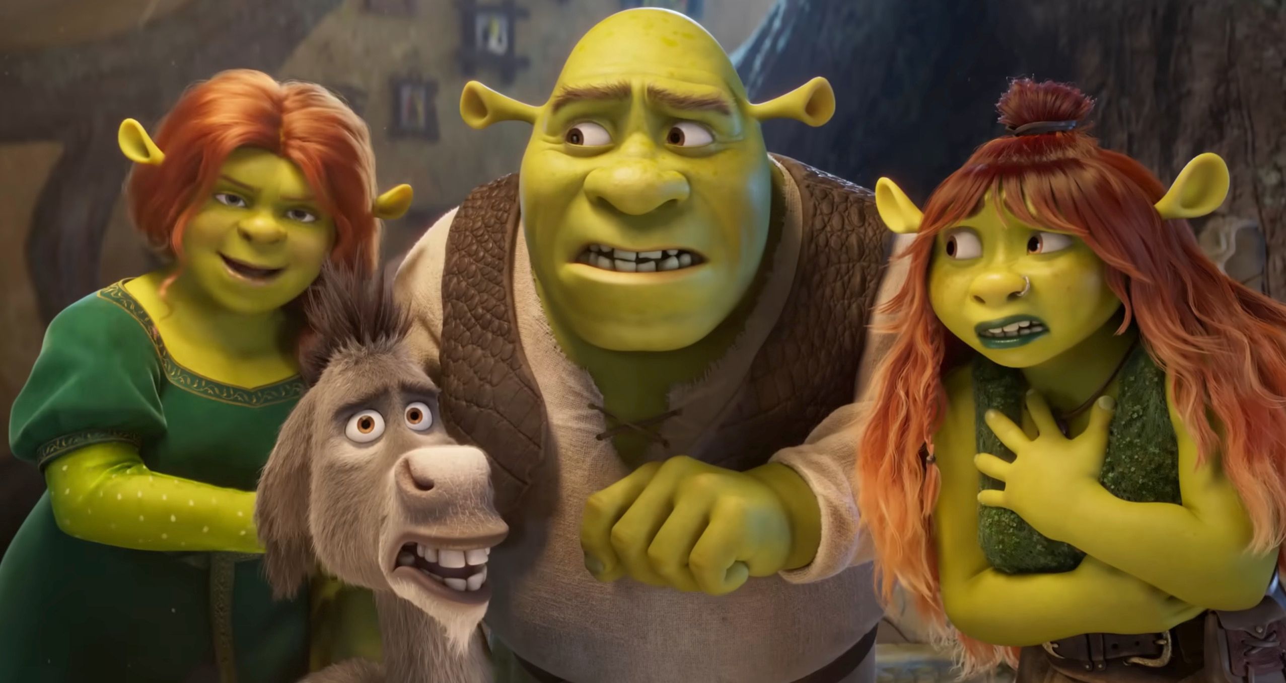 Кадр из новой части "Шрек" Кадр из новой части "Шрек"