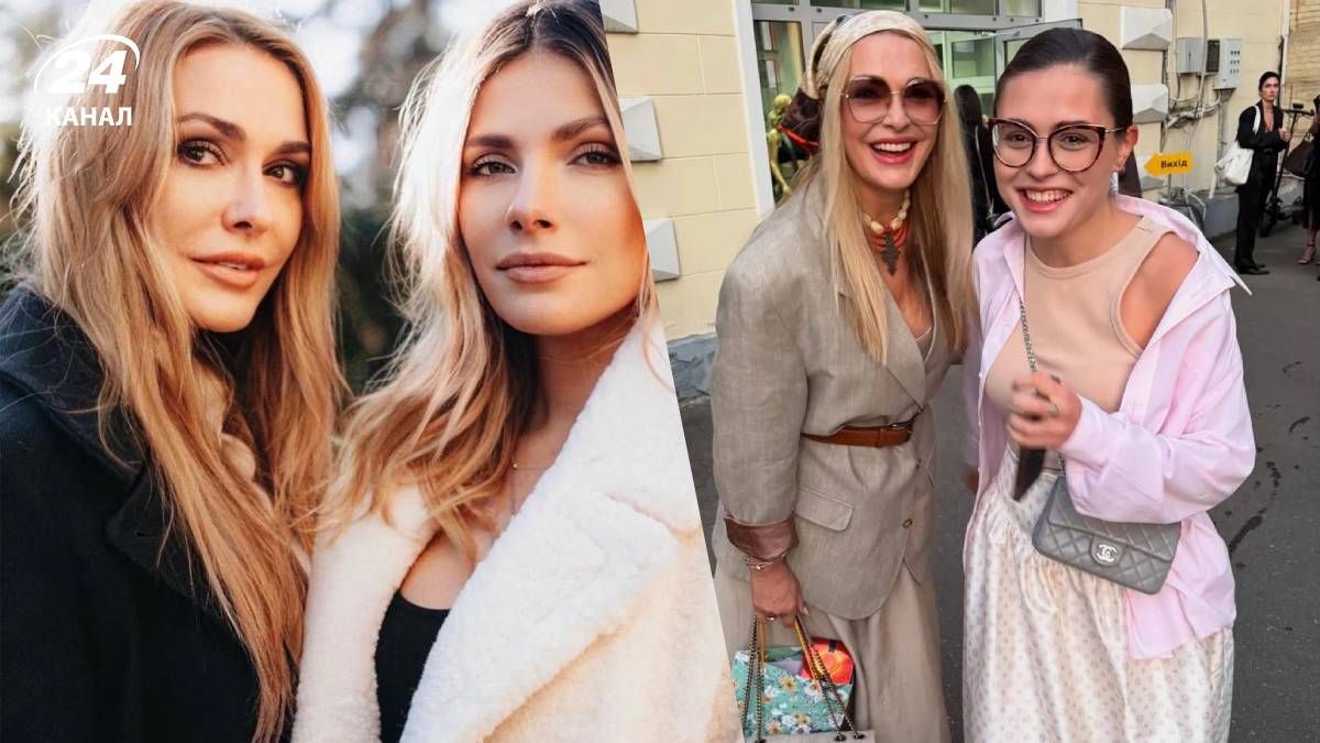 Ольга Сумская с дочерьми