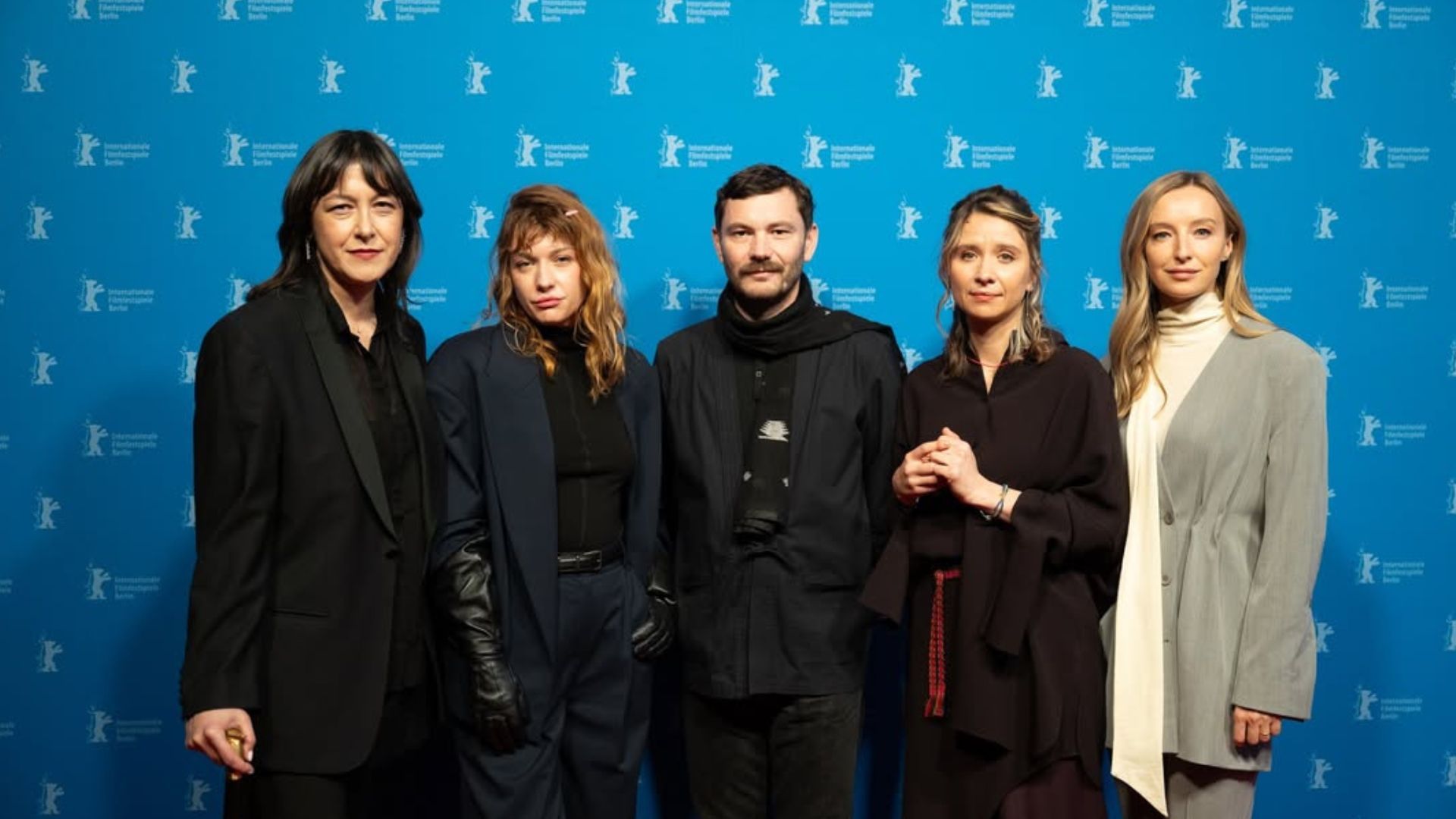 Создатели фильма "Следы" на Берлинском кинофестивале