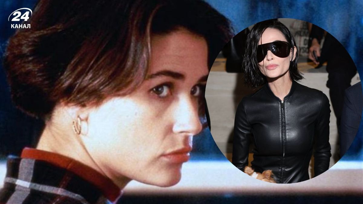 Демі Мур на початку кар'єри і сьогодні