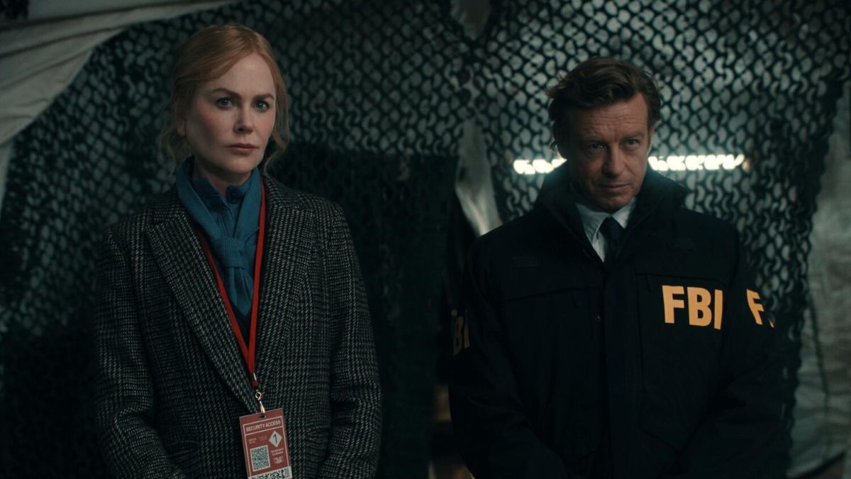 Николь Кидман и Саймон Бейкер в сериале Скарпетта