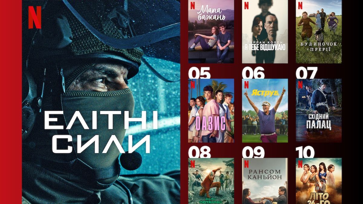 Найпопулярніші серіали на Netflix в Україні Найпопулярніші серіали на Netflix в Україні