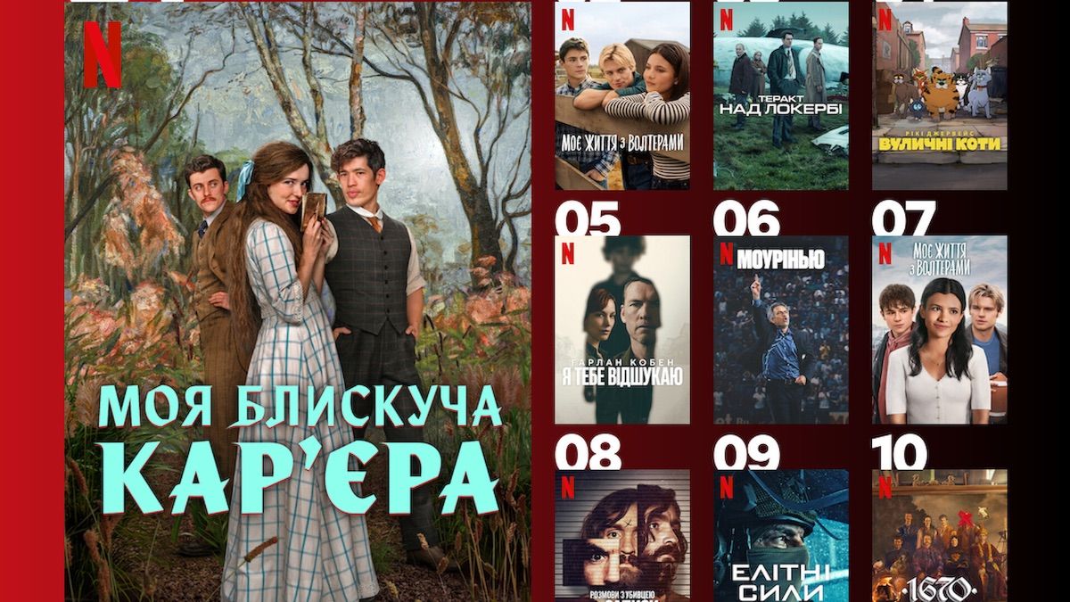 Що дивилися українці на Netflix у серпні