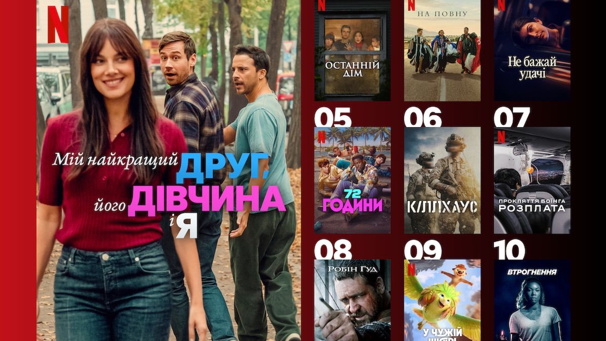 Популярные фильмы на Netflix в Украине Популярные фильмы на Netflix в Украине