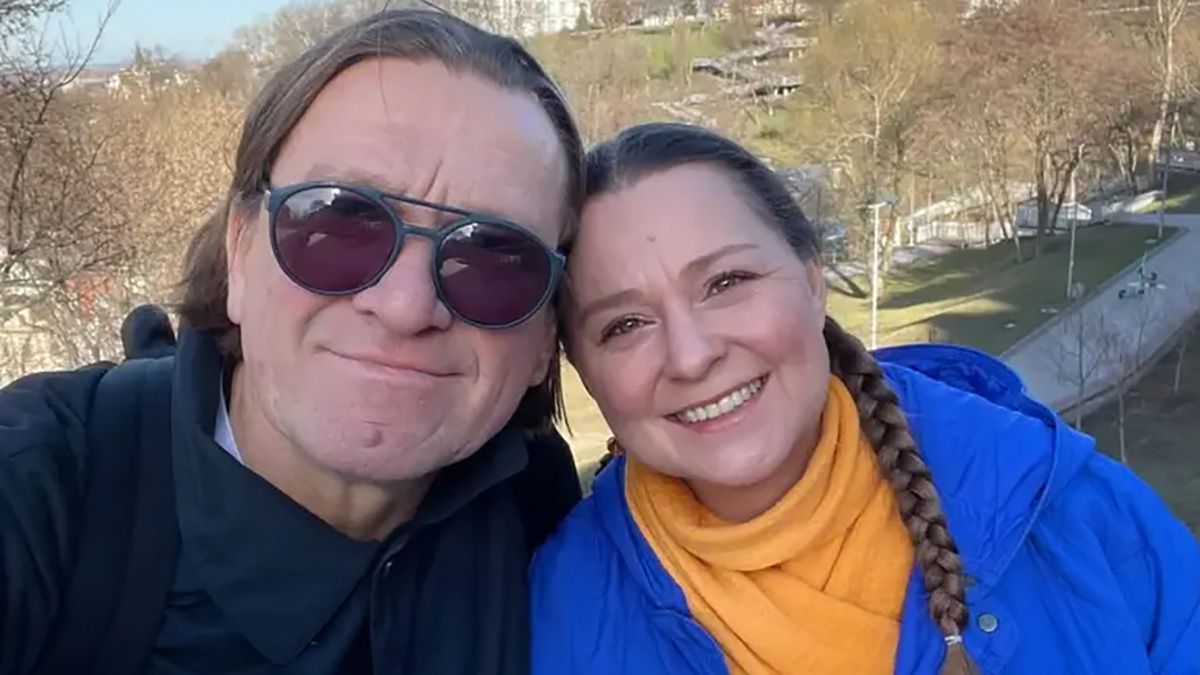 Віталія Біблів з чоловіком Володимиром