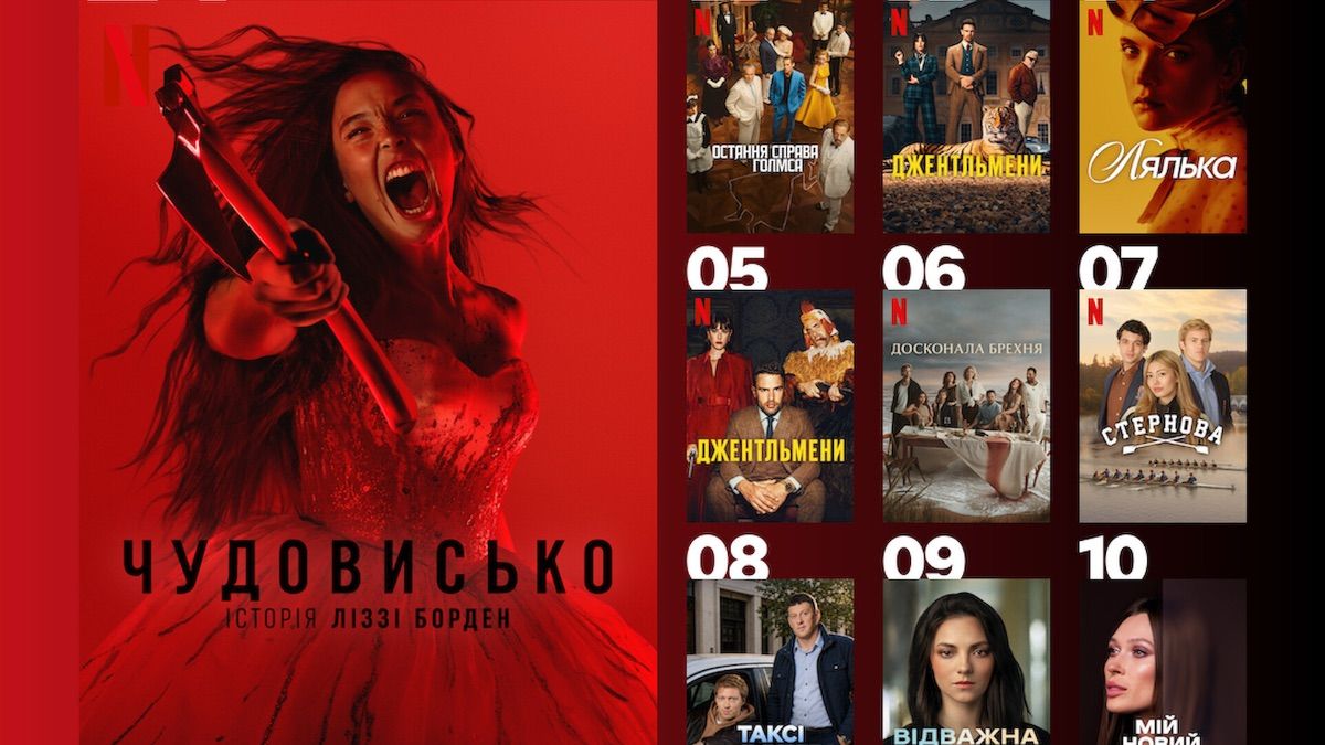Найпопулярніші серіали Netflix в Україні